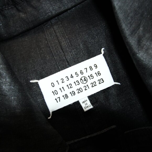 SS16 MAISON MARTIN MARGIELA LINEN TRENCH COAT 52 - Picture 8 of 12